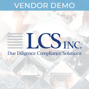 Vendor Showcase - Lender Consulting Services